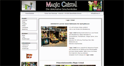 Desktop Screenshot of magic-cristal.ch